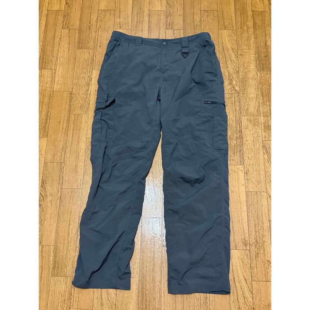 Columbia PFG Pants Mens 34x30 Gray Omni Shade Hiking Performance Sun Protection